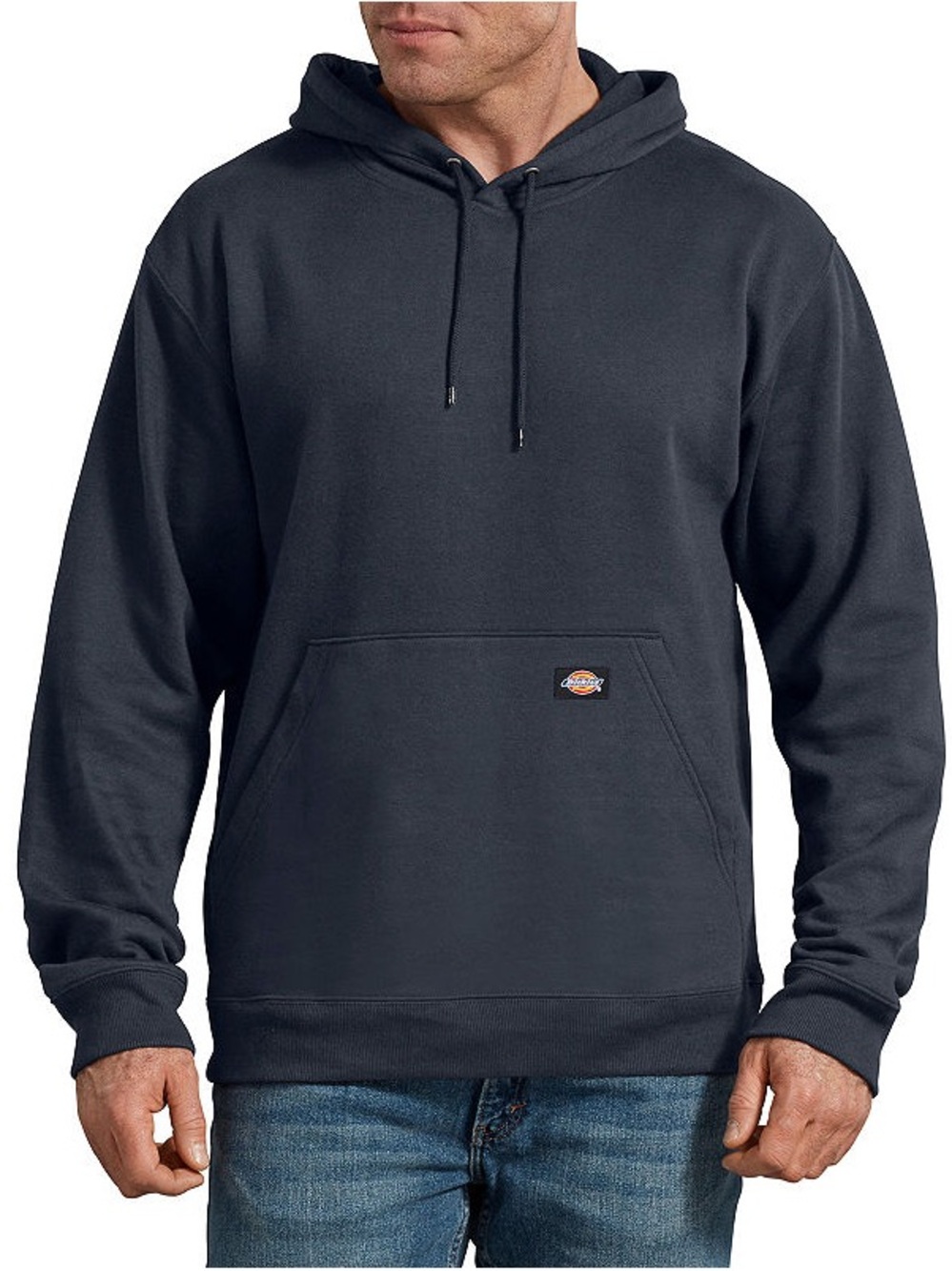 NEW Dickies Blue Fleece Pullover Hoodie Size Small
